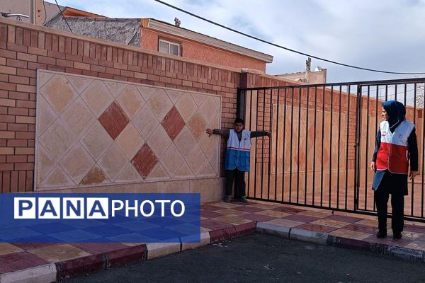 مانور زلزله و ایمنی در مدارس فیروزکوه