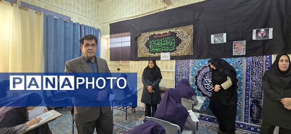 برگزاری مرحله اول آزمون جامع در دبیرستان رضوان