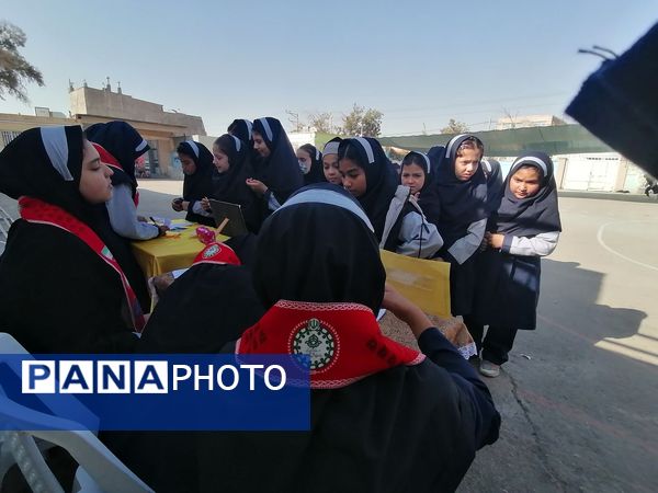 مراسم انتخابات شورای دانش آموزی در دبیرستان ناهید نخودی 