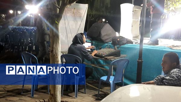 یادواره شهدا محله در پارک ارغوان  نیشابور