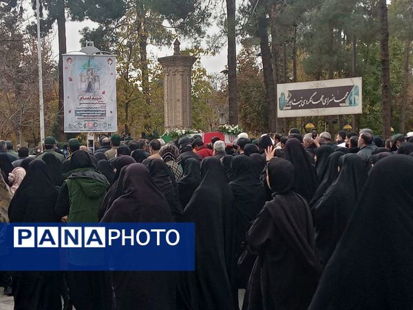 تشییع شهید گمنام در نیشابور 