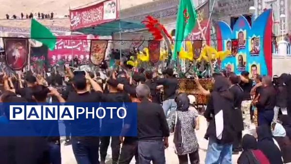 عزاداری عاشورای حسینی در امامزاده شاهرضا(ع) شهرضا با حضور هیات مذهبی