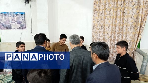  حضور مسئولان آموزش و پرورش در جمع معتکفین دانش‌آموز یاسوج