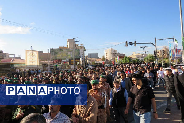 پرواز تا بی نهایت، فرزند پیشوا مدافع امنیت مرزهای ایران