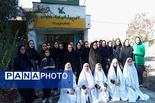 بازدید دانش‌آموزان از کانون پرورش فکری کودکان و نوجوانان