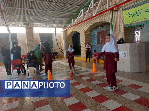 برگزاری مسابقه بینمدرسهای طنابزنی ویژه دختران در حاجیآباد