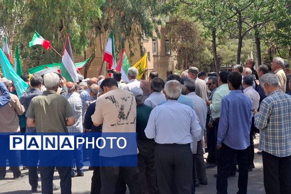 برگزاری راهپیمایی شهروندان در ناحیه یک شهرری