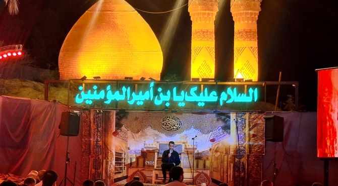 مراسم عزاداری آقا اباعبدالله (ع) در موکب عزیزم حسین 