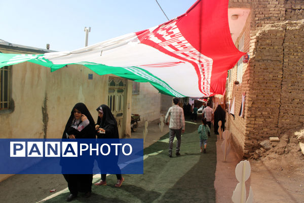 جلوه‌هایی از همدلی گروه‌های مردمی در برپایی یادواره شهدای روستای فردو