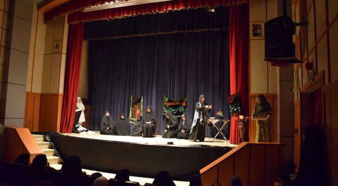 روایتی متفاوت از مظلومیت بانوی دو عالم در تئاتر «سیاه و سفید»