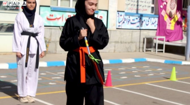 برگزاری المپیاد ورزشی درون مدرسه ای در دبیرستان هیئت امنایی معراج اردبیل