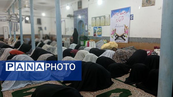 جوانه‌های بندگی در دیشموک؛ حضور پرشور دختران در اعتکاف