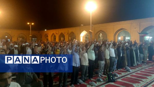 تجمع مردم نیشابور برای محکومیت حملات آمریکا و رژیم صهیونسیتی به تاسیسات هسته ای ایران 