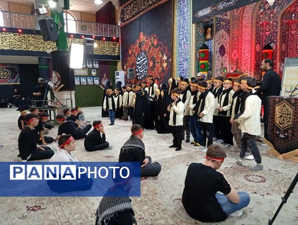 سوگواره «احلی من العسل» در حسینیه اعظم زنجان 