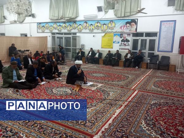 مراسم پرفیض نماز جماعت و دعای کمیل در روستای مهدی آباد خلیل آباد 