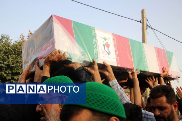 وداع یزد با شهید مدافع وطن