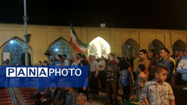 تجمع مردم نیشابور برای محکومیت حملات آمریکا و رژیم صهیونسیتی به تاسیسات هسته ای ایران 