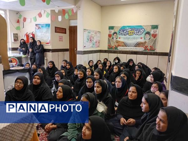 مراسم سوگواری شهادت بانوی دوعالم در دبیرستان مادرمهربان خلیل آباد