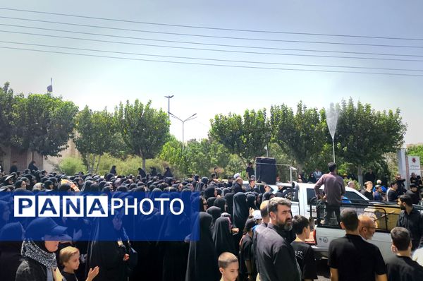 خیل عاشقان حسینی در مسیر جاماندگان اربعین رباط کریم