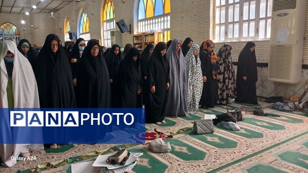 ندای آزادی مردم فلسطین در نماز جمعه این هفته حاجی‌آباد طنین انداز شد