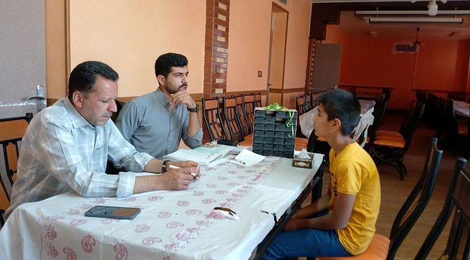  مصاحبه دانش‌آموزان ورودی پایه هفتم شهرستان بن انجام شد