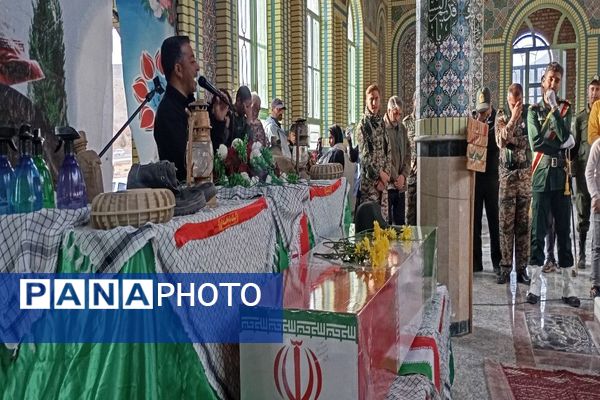 حضور شهید گمنام فاطمی در شهر بار نیشابور