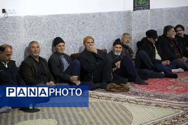 مراسم عزاداری در هیأت صاحب الزمانی (عج) خوسف 
