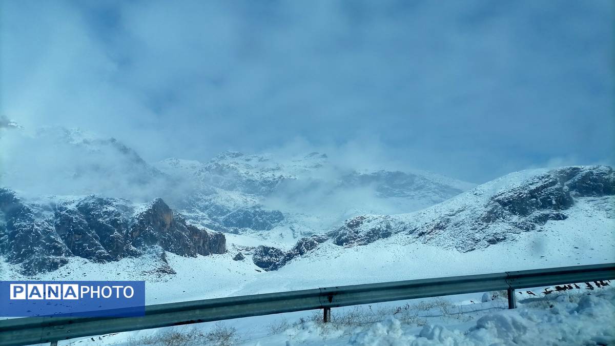 بروجن در پوشش سفیدی برف