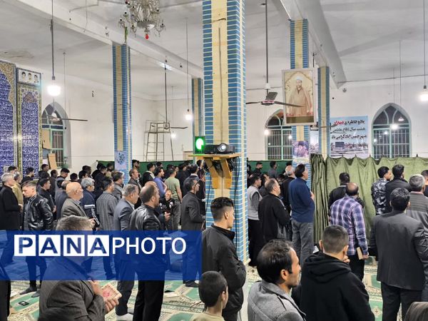 مراسم احیا شب بیست و یکم ماه مبارک رمضان در مسجد امام خمینی(ره) حسن آباد جرقویه