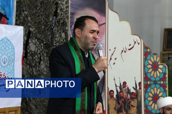 حضور کاروان آستان خورشید در شهر درق