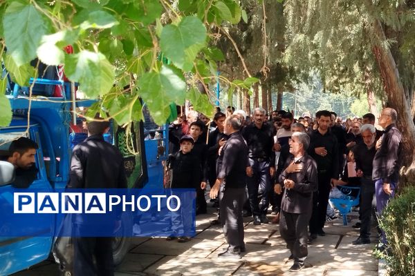 شکوه عزاداران رضوی در لردگان