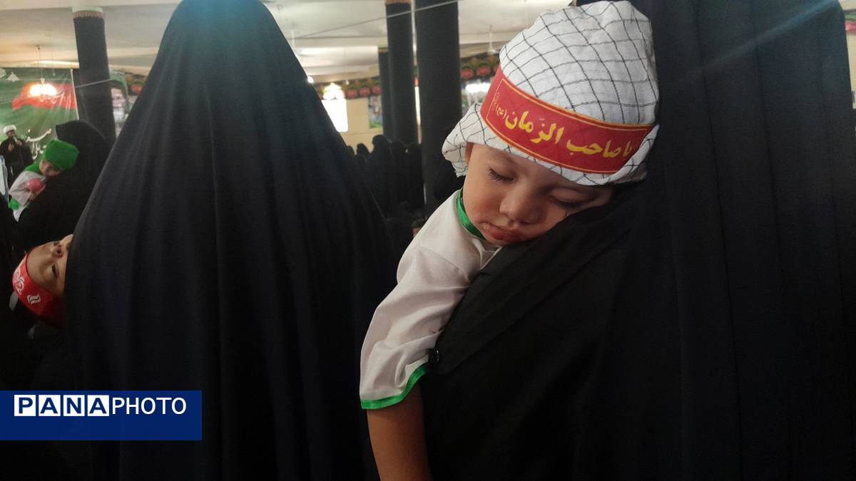 سربازان کوچک امام زمان در همایش شیرخوارگان حسینی شهرستان بن