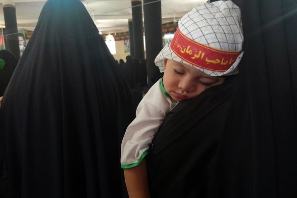 سربازان کوچک امام زمان در همایش شیرخوارگان حسینی شهرستان بن