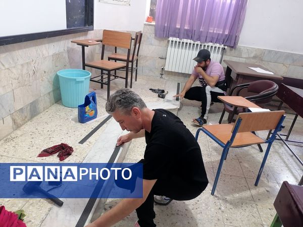 پروژه‌ مهر و تجهیز و آماده‌سازی دبستان ناهید نخودی نیشابور