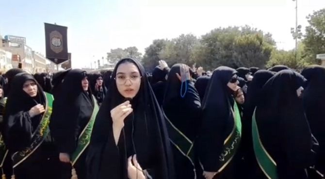 روایت خبرنگار پانا از دسته عزاداری سالروز شهادت امام رضا(ع) در قم