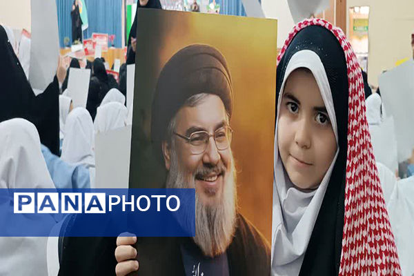 تجمع دانش‌آموزی شهرستان پیشوا در راستای محکومیت جنایات رژیم صهیونیستی اسرائیل