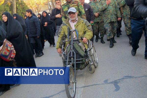 استقبال از شهدای گمنام در شهرستان بجنورد 