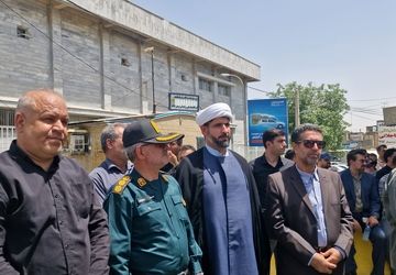 مراسم تشییع سردار رشید اسلام، شهید حاج قباد الفتی در شهرستان کامیاران