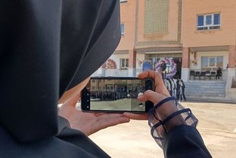 هنرستان حضرت زهرا (س) بن، صحنه تجدید پیمان با علم ودانش