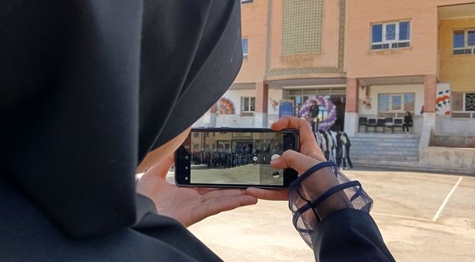 هنرستان حضرت زهرا (س) بن، صحنه تجدید پیمان با علم ودانش