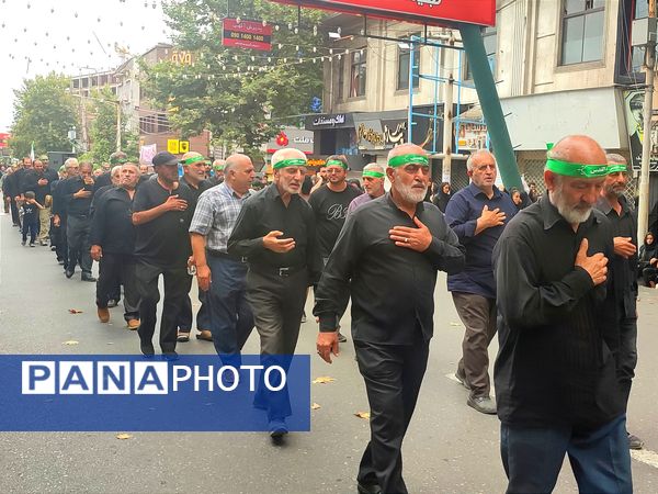 اجتماع عاشوراییان در میدان طالقانی قائمشهر