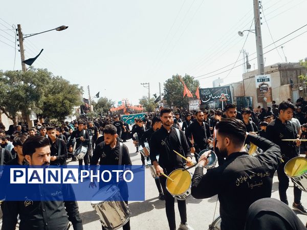 تعزیه خوانی و زنجیر زنی در روستای بزرگ فدیشه نیشابور