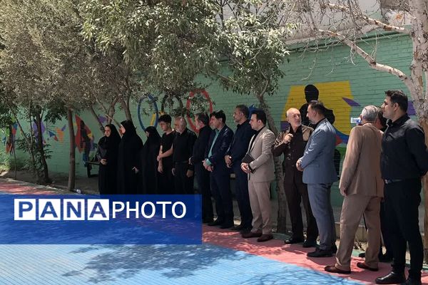 آیین افتتاحیه «طرح شهید سلیمانی» در دبیرستان عرفان ناحیه دو شهرری 