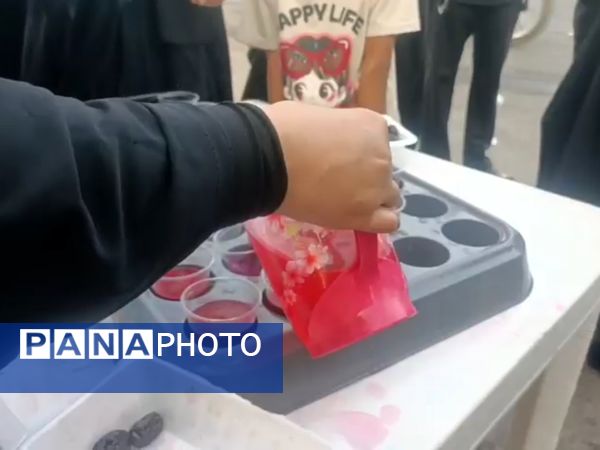 موکب شهید مجتبی شریفی در راه خدمت به جا ماندگان اربعین