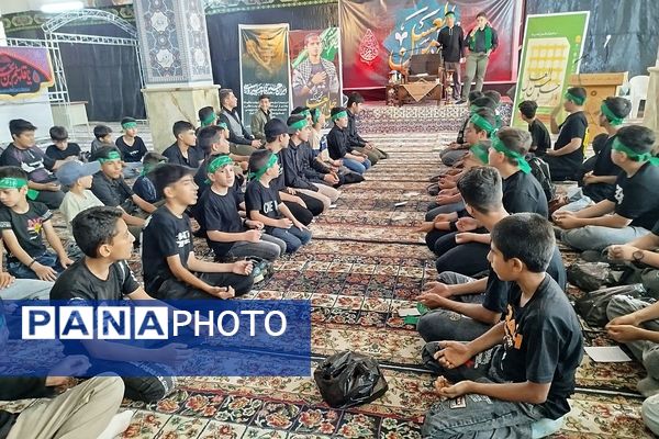  برگزاری مراسم سوگواره احلی من العسل در امامزاده حضرتین شهرستان قدس