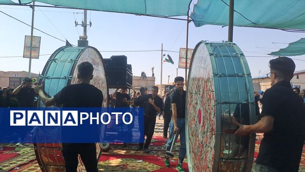 مراسم عزاداری و زنجیر زنی شهادت امام حسن مجتبی(ع) و رحلت پیامبر اکرم (ص) در  روستای کفکی خراسان رضوی