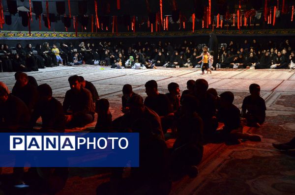 مراسم عزاداری هیئت فرهنگیان در نیشابور 