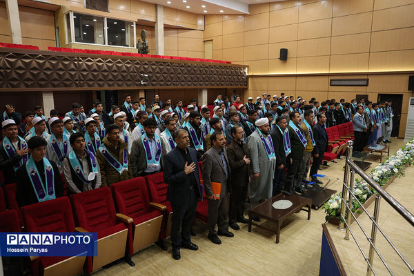 مراسم آموزش کاروان‌های عمره دانش‌آموزی به دانش‌آموزان عازم سرزمین وحی