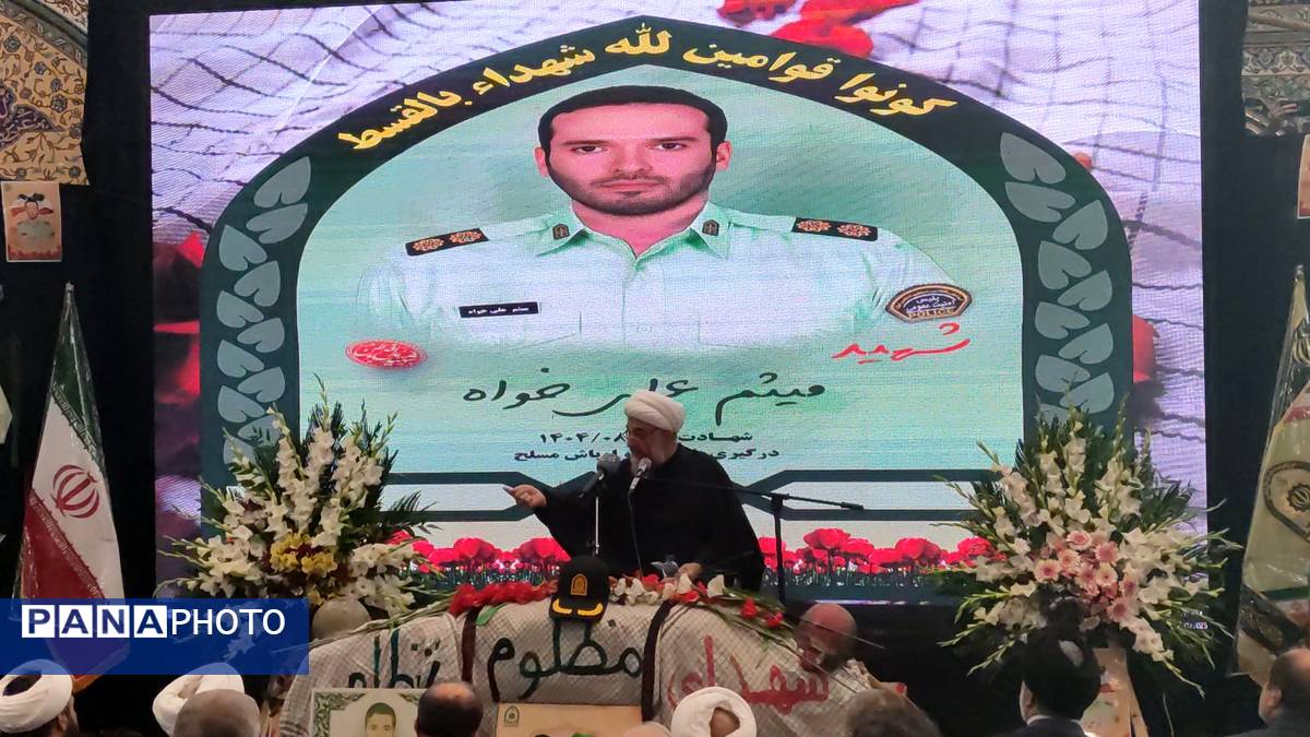 سومین روز پرواز شهید میثم علیخواه؛ وداع مردم با جوانی از جنس ایمان