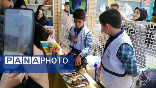 برنامه تجربه‌گردانی طرح مدرسه بدون پسماند در دبستان شهید رازدان ناحیه ۷ مشهد